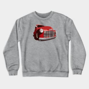 Chevy 3100 Pickup 1 - stylized color Crewneck Sweatshirt